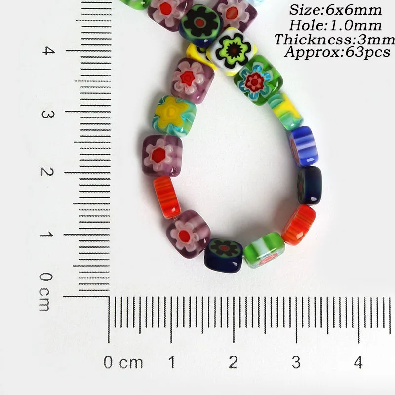 Стеклянные бусины для изготовления ювелирных изделий ожерелий браслетов 4/6/8 мм