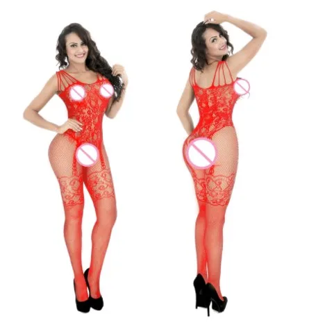 Сексуальное женское белье размера плюс, сексуальные эротические костюмы в сеточку, сексуальная одежда для женщин, открытая промежность, прозрачное Сетчатое платье - Цвет: red