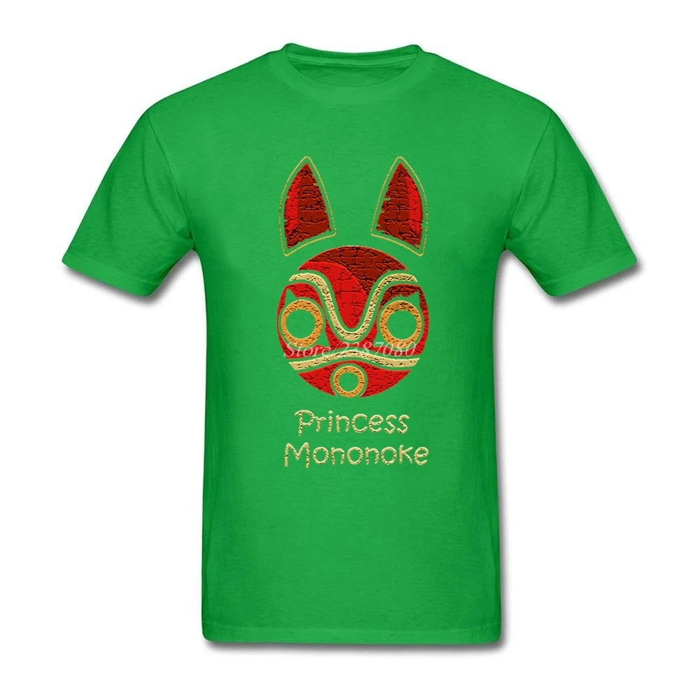 Поп Принцесса Мононоке Футболка Camiseta Masculina мужские футболки для всей семьи