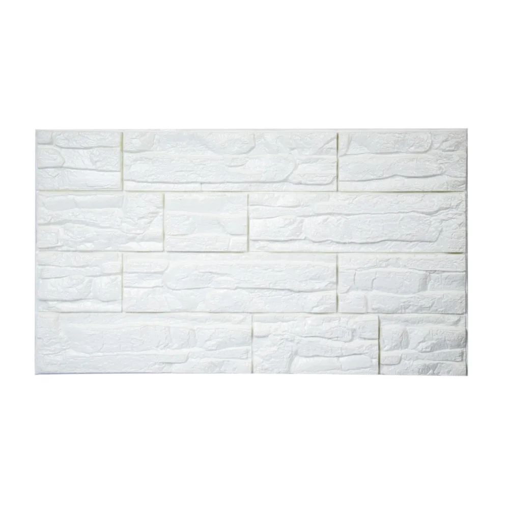 white 70*77*0,8 см 3D обои самоклеющиеся водонепроницаемые ТВ Фон Кирпичная Настенная Наклейка для гостиной декоративные Стикеры для спальни - Цвет: white
