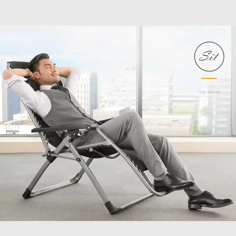 Быстро складывающиеся пляжные стулья складные офисные шезлонги с подлокотником