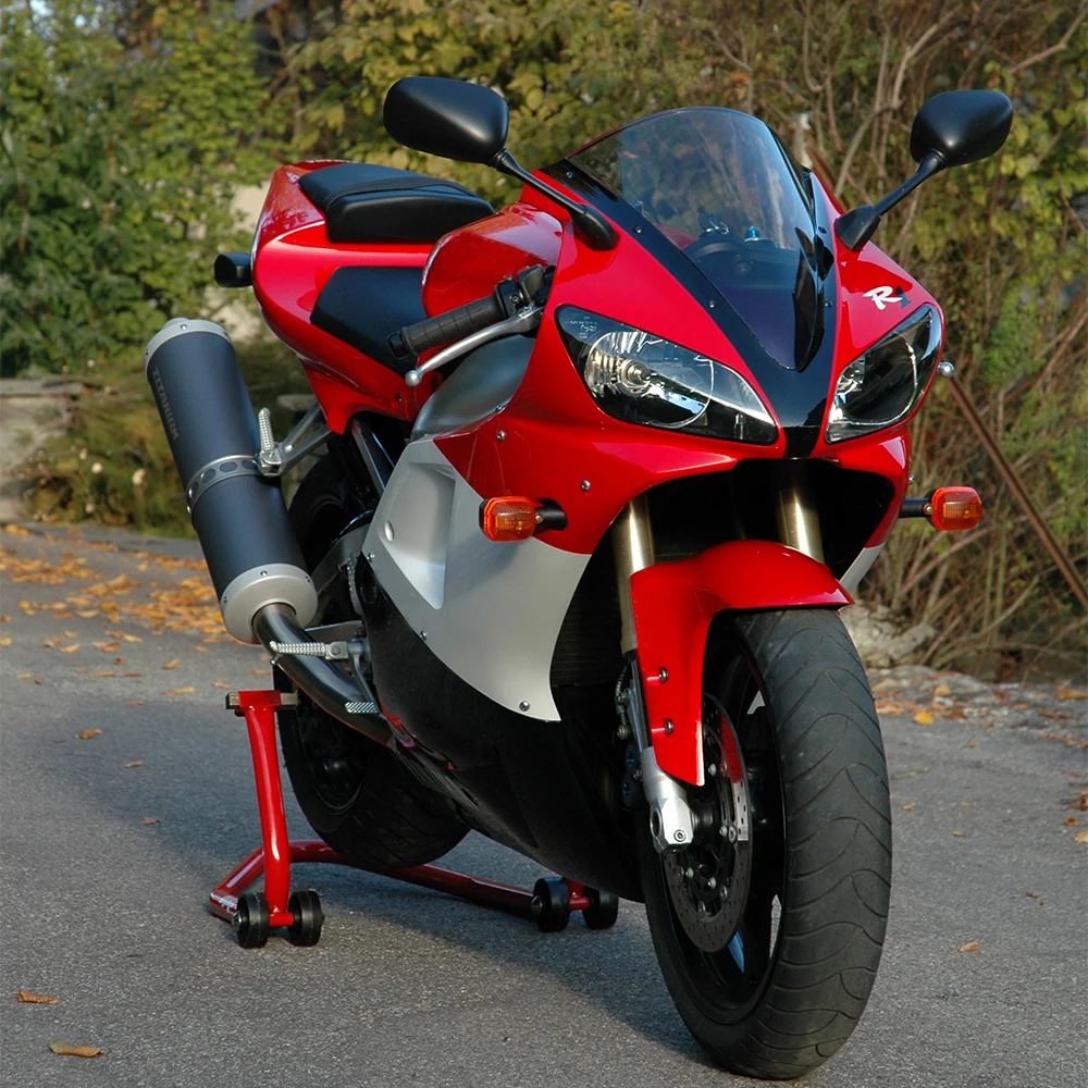 Мотоциклетное зеркало черный гоночный замена зеркала заднего вида для Yamaha R1 1998 99 2000 2001& R6 1999-2005& R6S 2006 2007 2008