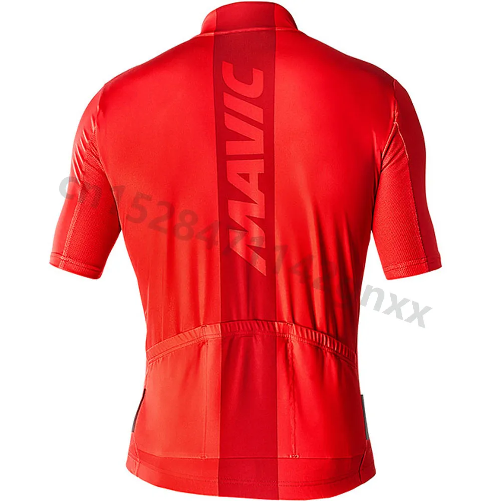 MAVIC Лето Велоспорт Джерси мужские рубашки Maillot Ropa Ciclismo короткий рукав быстросохнущая MTB велосипедная одежда Топы Одежда Триатлон