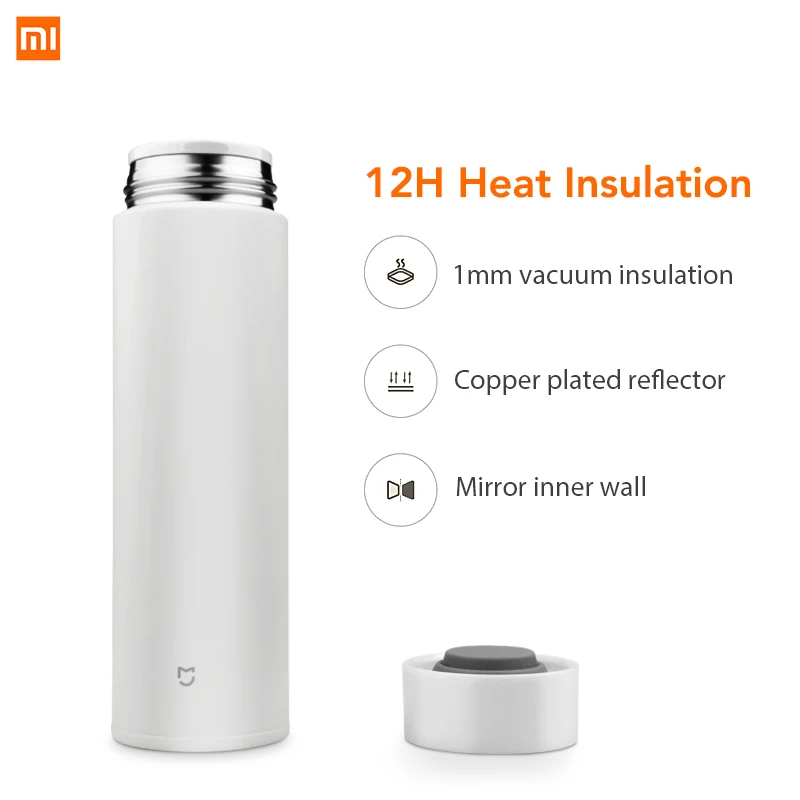 Вакуумные чашки Xiaomi 12 часов горячая Распродажа нержавеющая сталь 316L