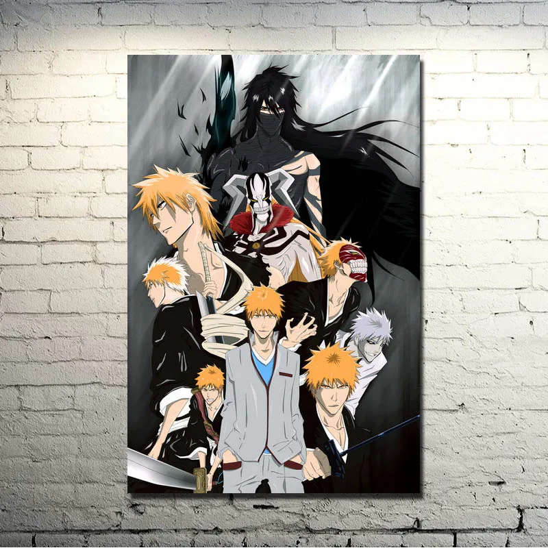 Bleach Kurosaki Ichigo Hollow Mask Art Silk Poster Print 13x20 32x48 inches Janpan Anime Pictures for Living Room Decor 006 | Дом и сад