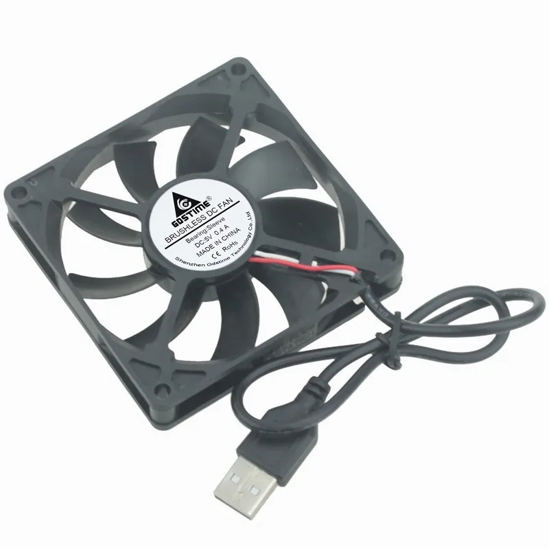 5 В USB 8 см 80 мм 80X80x15 простой Настольный Бесщеточный Охлаждающий вентилятор сделай