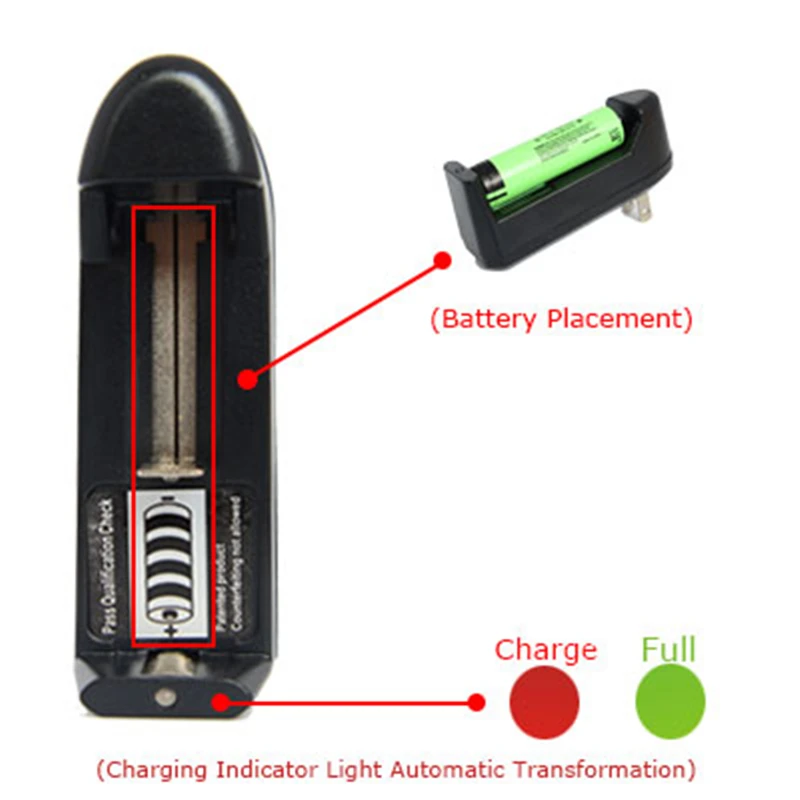Универсальное зарядное устройство 10 шт./лот ЕС США для 3 7 в 18650 18500 10440 16340 14500