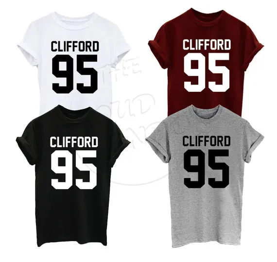 Clifford 95 T-shirt 5SOS Names Irwin 94 Hood 96 Hemmings Calum Ash Varsity tumblr Unisex Tshirt More Size and Colors | Мужская одежда