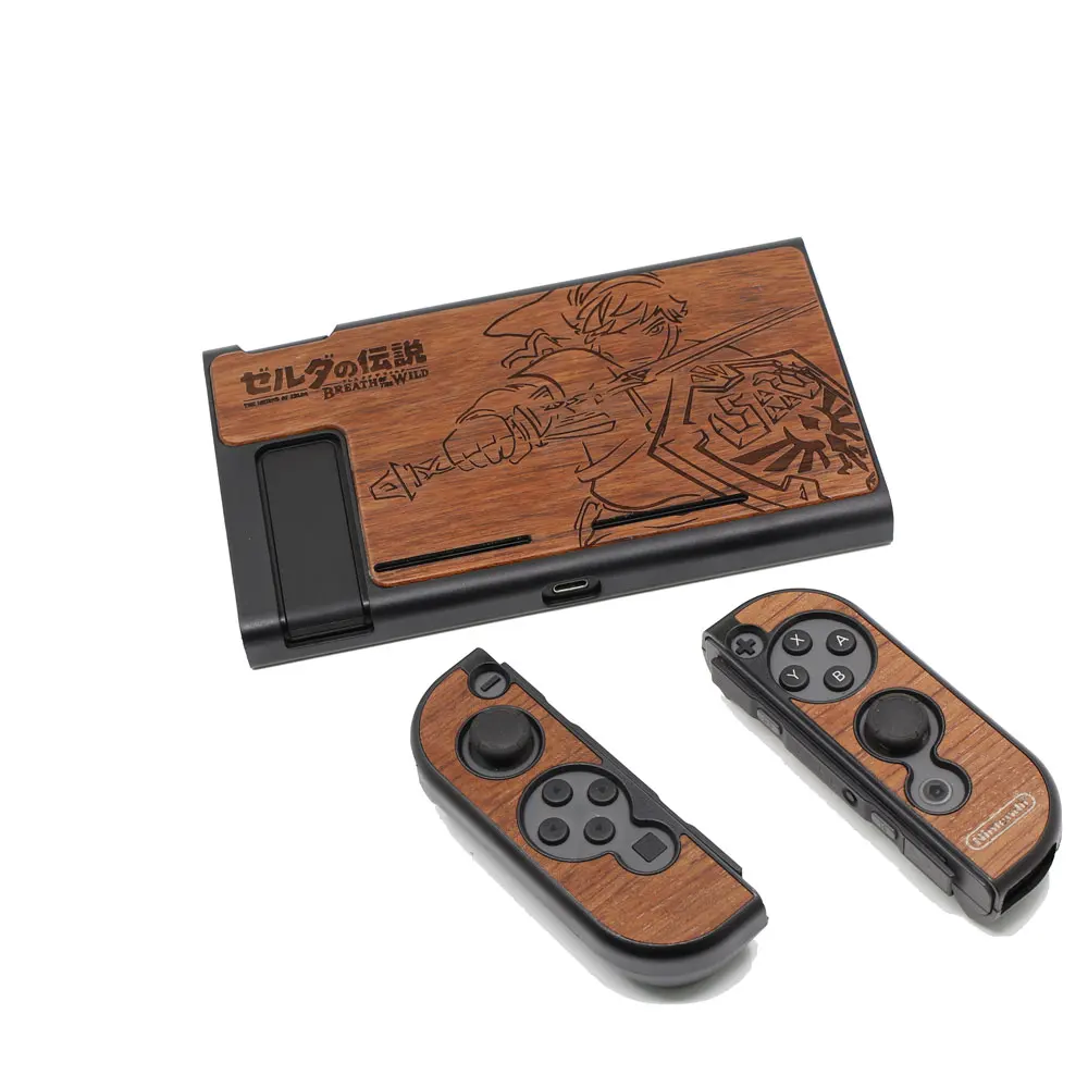 Защитный кожух корпус для консольный переключатель Nintendo Joy-Con контроллер Деревянный чехол пыленепроницаемый сумка для переноски