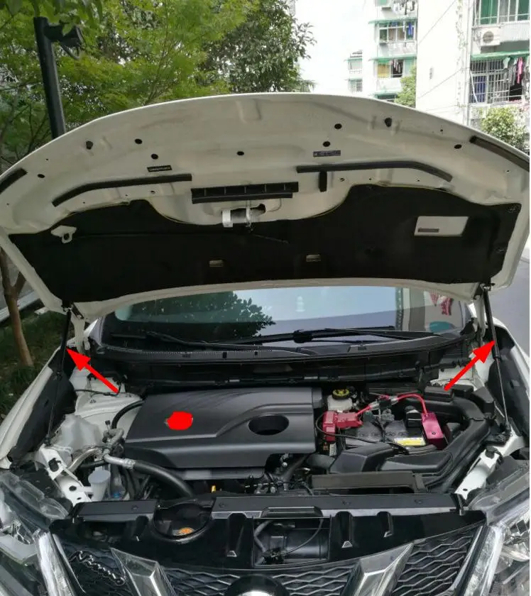 Подходит для 2014 2016 Nissan X Trail XTrail T32 Аксессуары автомобильной капота газовая
