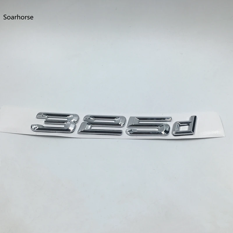 

Car Accessories Trunk Lid Logo Sticker Emblem for BMW 316d 318d 320d 323d 325d 330d 335d 340d 350d E90 E46 E91 E92