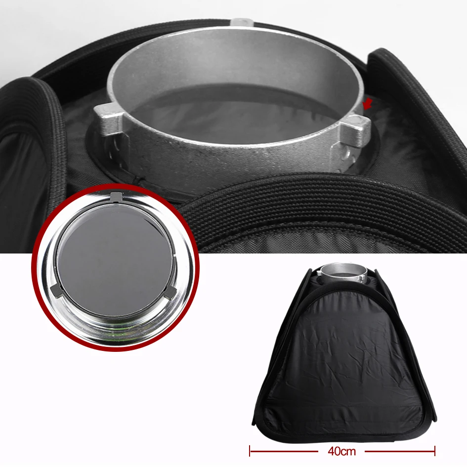 ALUMOTECH 5500K 255WX3 Bowens крепление плавное затемнение фонарик + StandX3 Softbox3 для студии видео