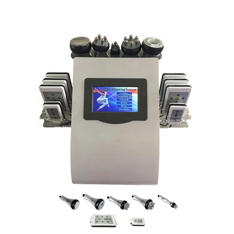 Radio Frequency RF Lipo Slim Liposuction Ultrasonic Body Cellulite Removal Weight Loss Slimming Vacuum 40k Cavitation Machine