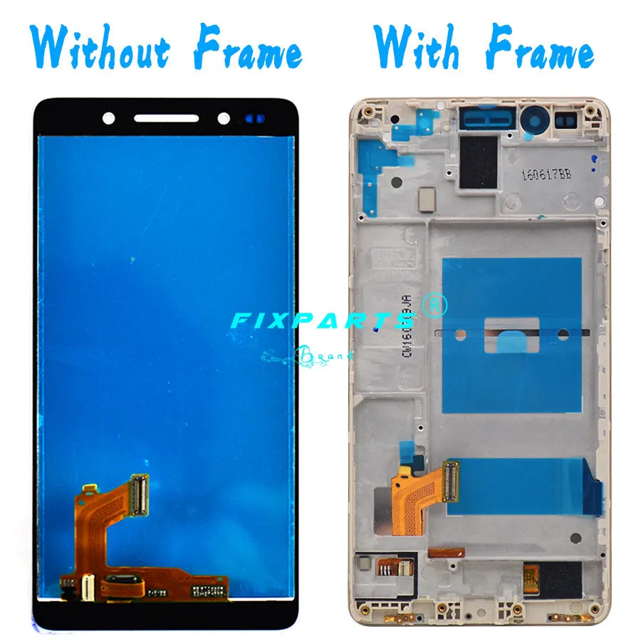 Оригинальный Для huawei Honor 7 ЖК дисплей сенсорный экран дигитайзер PLK TL01 с рамкой