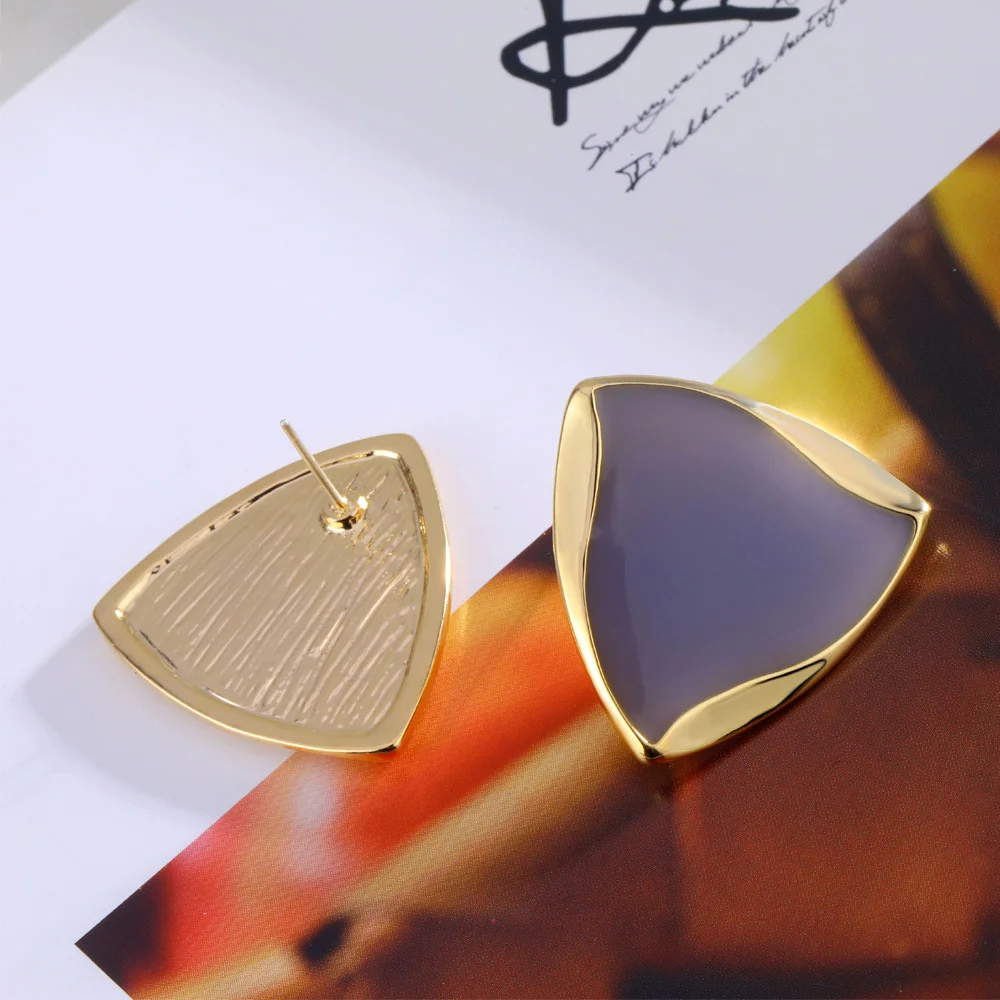 Ear Climber Triangle Stud Earrings for Women Everyday Teen Mothersday Celestial Birthday Gift Jewelry Earrring | Украшения и