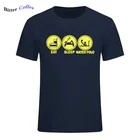 Футболка мужская с коротким рукавом и круглым вырезом