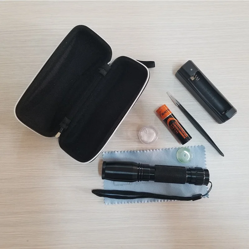 10X увеличительное стекло мини микроскоп с легкой Челси Цвет Фильтр Портативный