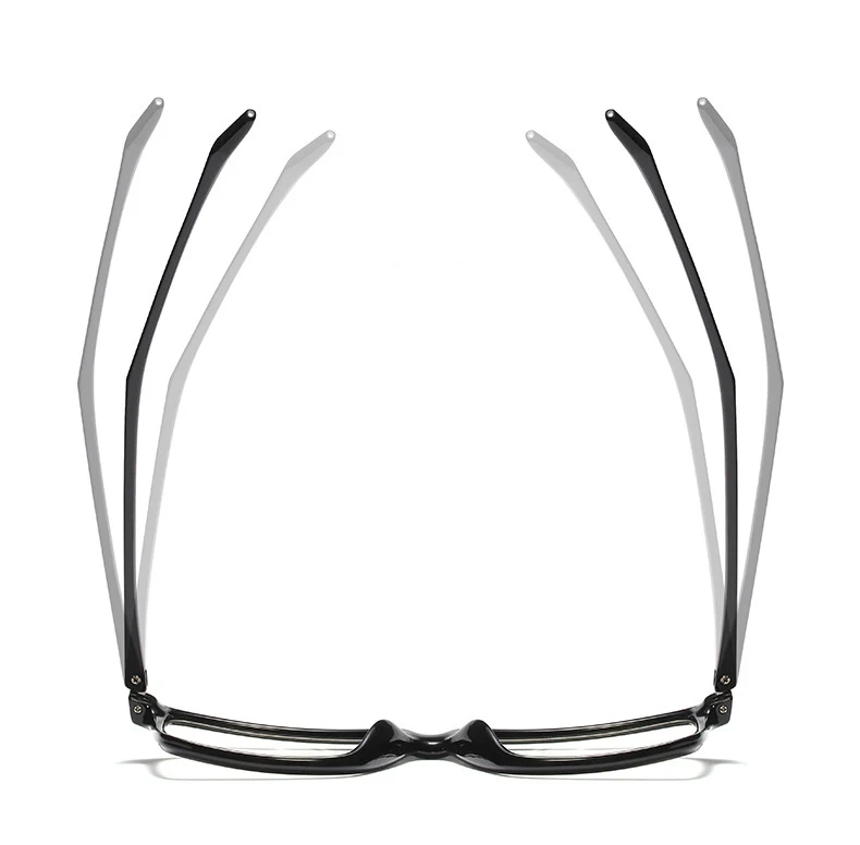 High Quality Matte Frame Men's Business Reading Glasses TR90 Thin Optics Computer Diopter Glasses Retro Square Eyeglasses Unisex