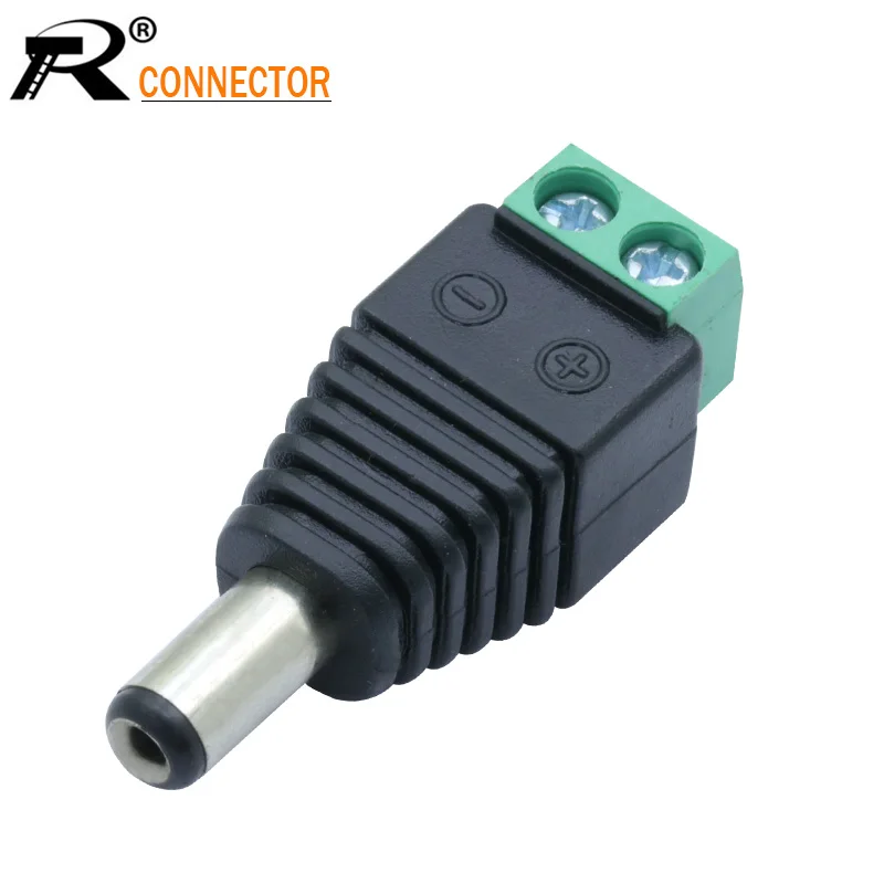 Разъем питания постоянного тока CCTV Video Balun 5 5*2 1 мм разъем клеммы Соединительный