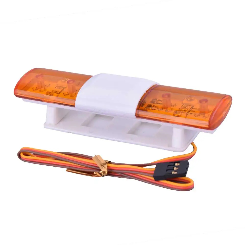 AUSTAR AX-501C Orange Multi-function Ultra Bright LED Lamp Light for 1/10/ 1/8 HSP TAMIYA CC01 4WD Axial SCX10 RC Car | Игрушки и хобби