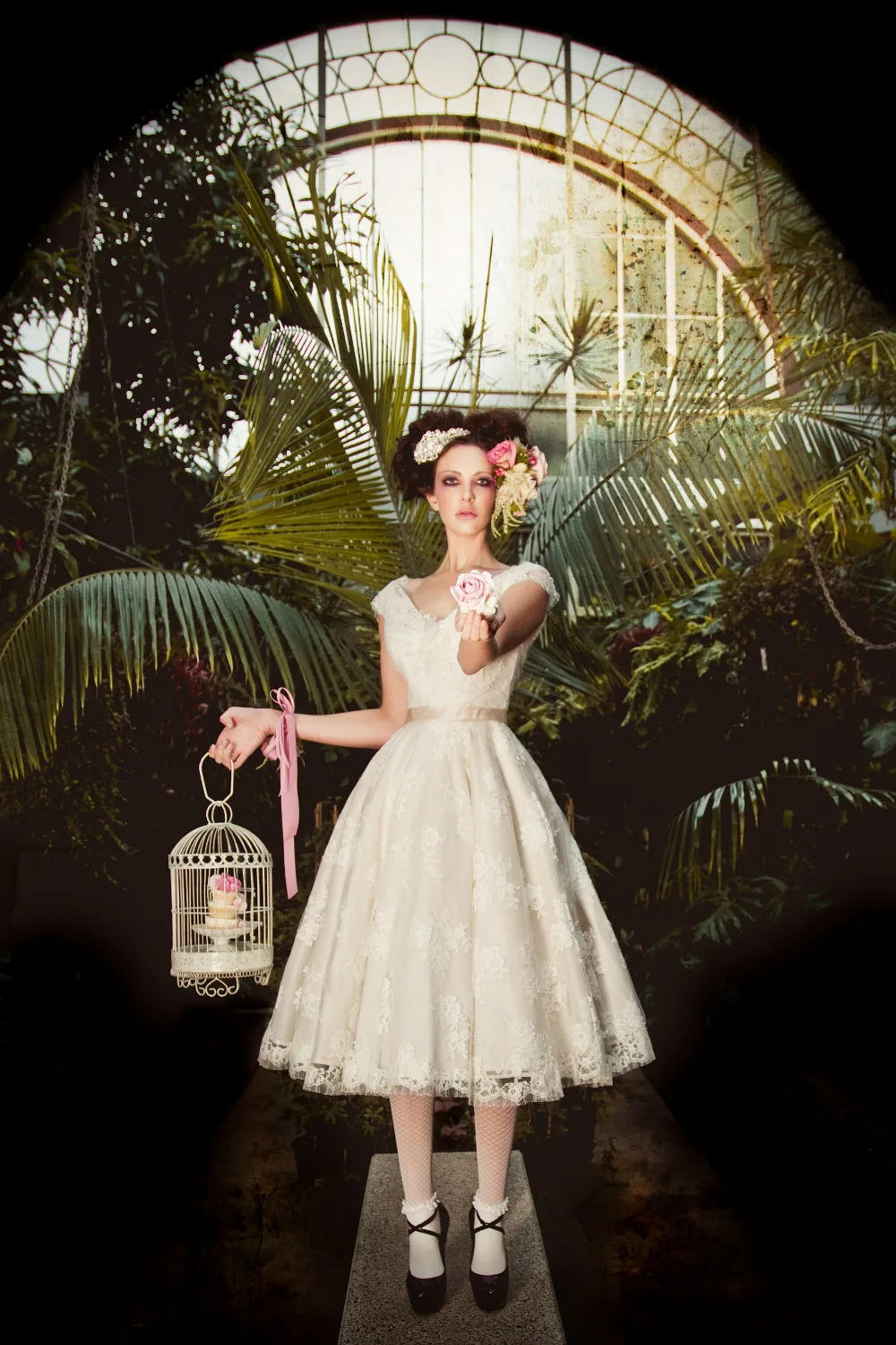 Inexpensive White Tea Length Informal Wedding Dresses 2014 Style Sleeveless Bridal Gowns For Brides Topo De Casamento | Свадьбы и