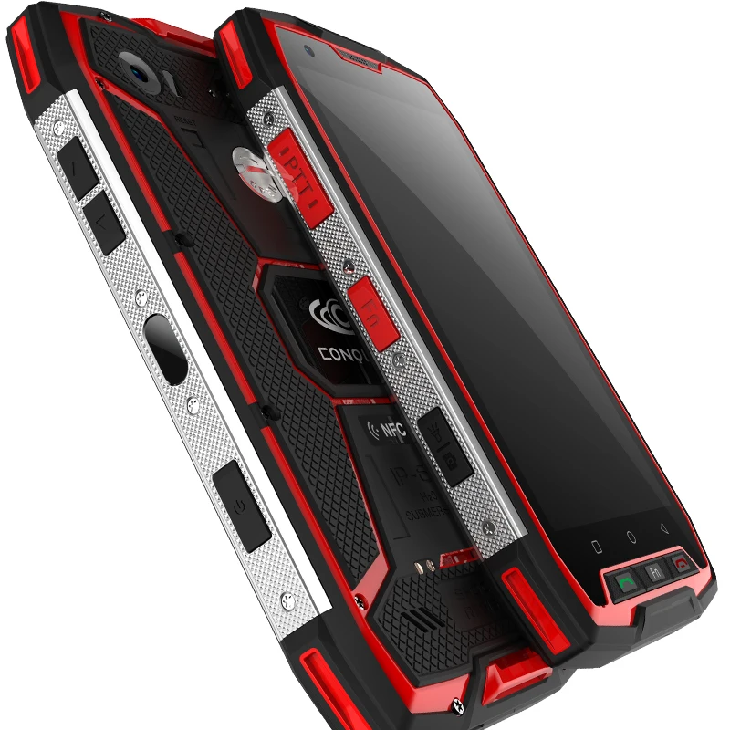 Шам S9 IP68 Водонепроницаемый ударопрочный телефон 5 дюйма FHD 6 GB + 64 GB/128 MTK6757 2 ГГц