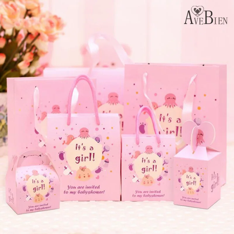 AVEBIEN Baby Shower Decoration It's a girl Классическая подарочная упаковка Подарочная коробка