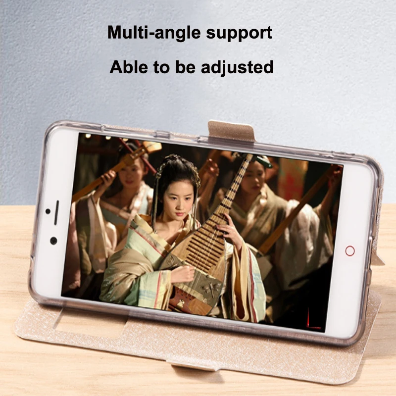 Чехол с открытым окошком для ZTE Nubia Z17mini NX569H чехол из искусственной кожи откидная
