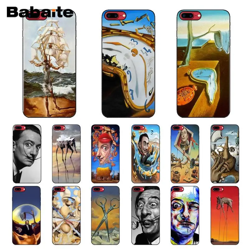 Чехол для мобильного телефона Babaite Salvador Dali чехол Apple iPhone 8 7 6 6S Plus X XS MAX 5 5S SE