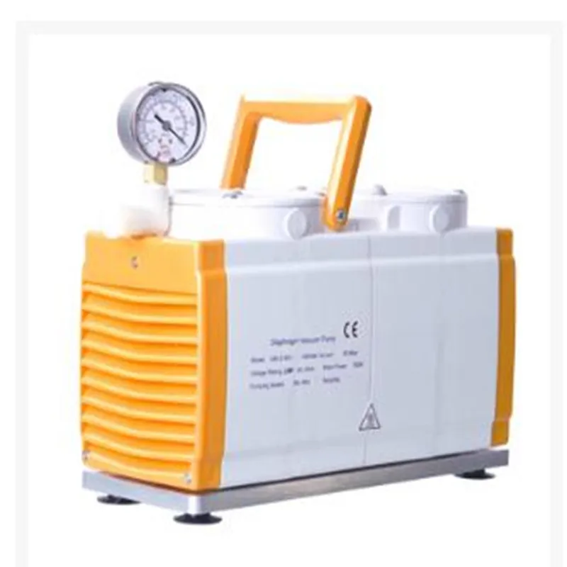 

New Anti-corrosion Diaphragm Vacuum Pump Oil-free Laboratory Filter Pump 30L/m Pressure adjustable 160W Dual head GM-0.5B