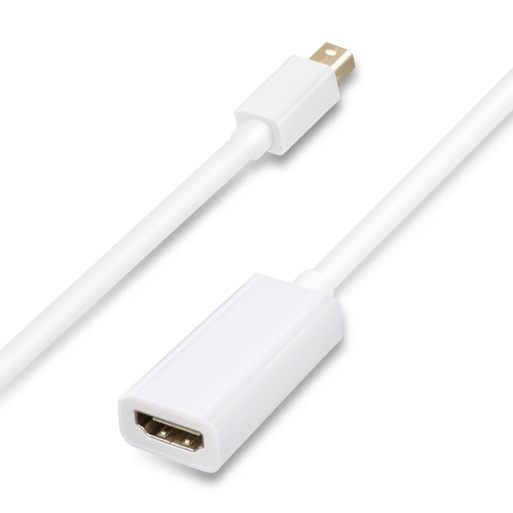 1080P HD Mini DisplayPort к HDMI кабель Адаптер DP порт дисплея конвертер папа женскому для Apple