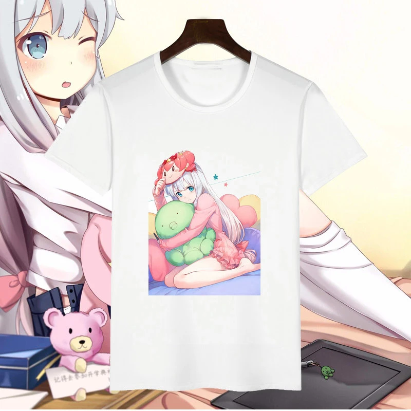 Бесплатная доставка футболки Аниме &quoteromanga Sensei&quot маскарадные костюмы Sagiri Izumi