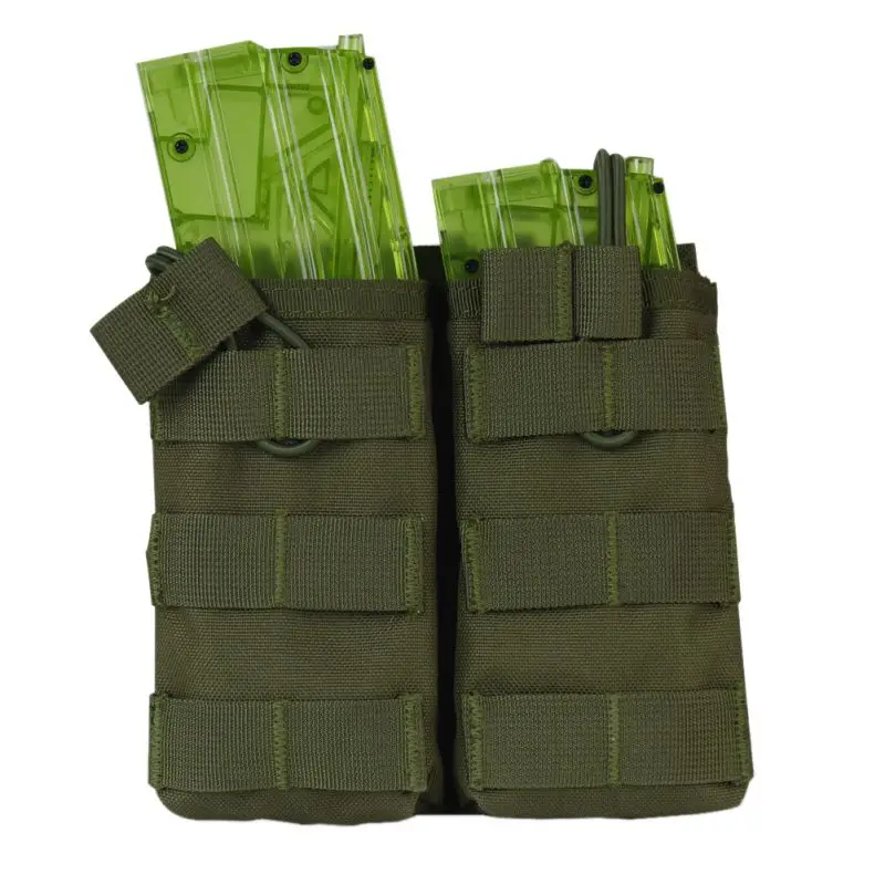 

1000D Nylon Double Tactical MOLLE Open Top Mag Pouch for M4/M16 Magazine Pouch Airsoft Military Paintball Gear