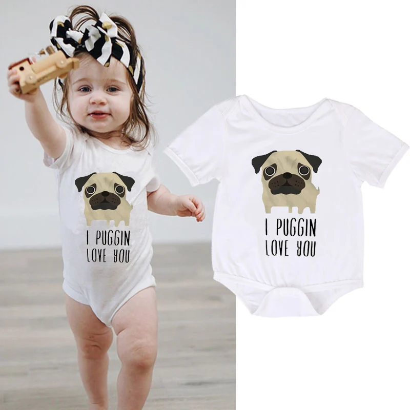 Детские комбинезоны DERMSPE в стиле унисекс с коротким рукавом надписью принтом