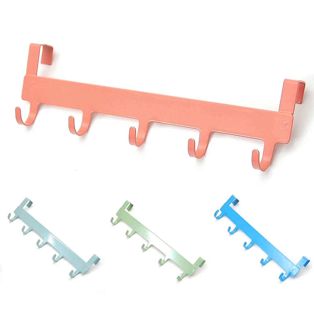 Дверной крючок 5 крюк для кухонного шкафа из нержавеющей стали вешалка одежды