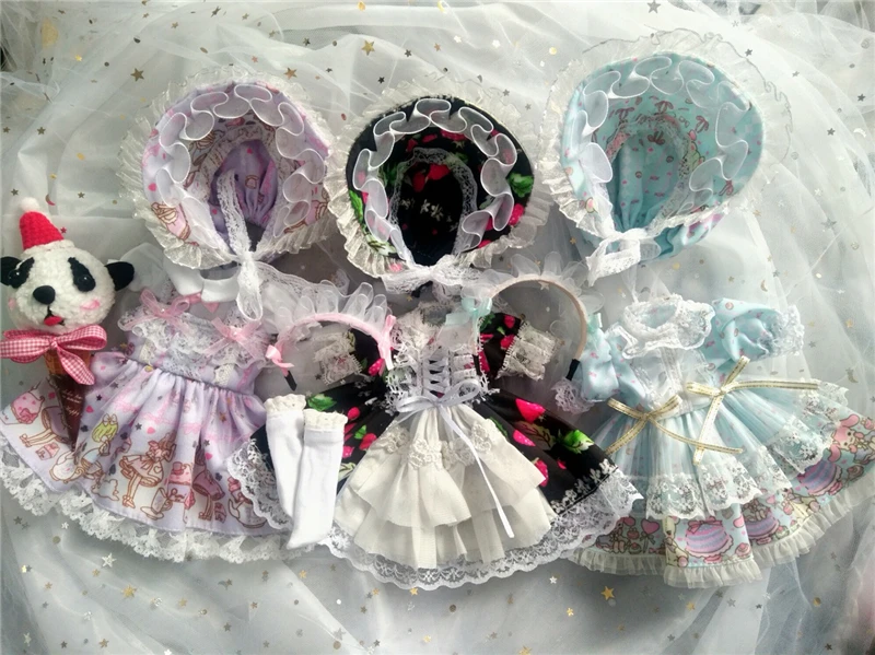 1/4 1/6 SD BJD Кукла одежда Лолита платье аксессуары для 1/4 1/6 BJD куклы Подарки