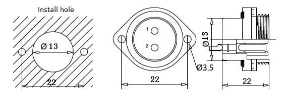 Водонепроницаемый авиационный Кабельный соединитель IP68 штекер и гнездо 1 2 3 4 5 6 7