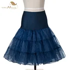 Винтажная юбка-пачка в стиле ретро, Женская юбка-пачка розового, белого, черного, красного цвета из органзы, навечерние ная юбка VD0134PI