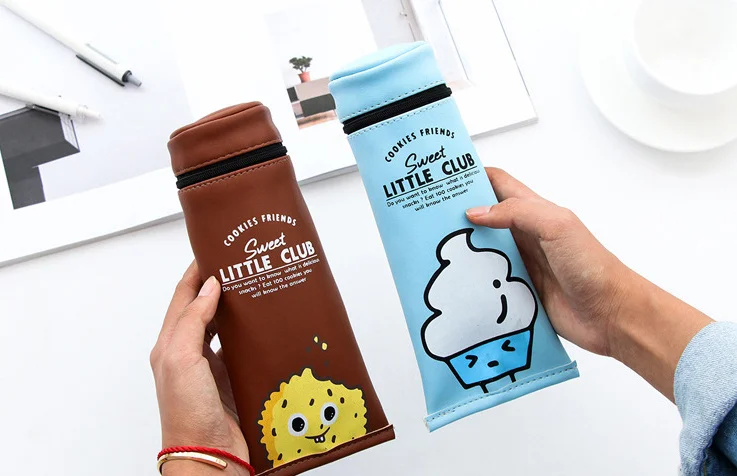 Creative toothpaste PU Pencil Case Stationery Storage Organizer Bag for kids office school supplies Escolar Papelaria | Канцтовары для