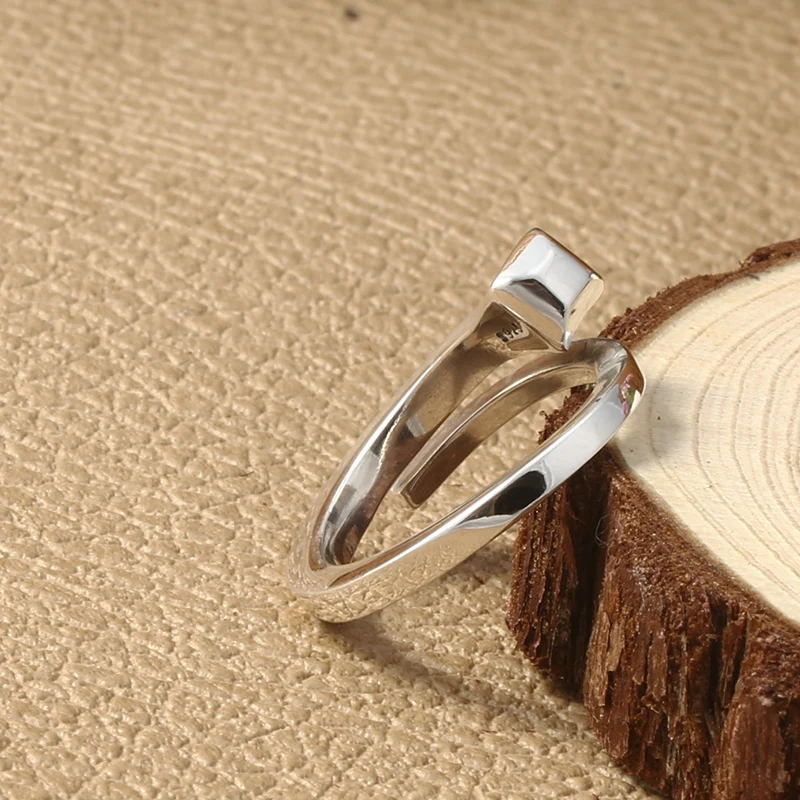 Женское регулируемое кольцо из серебра 100% пробы R012 | Украшения и аксессуары