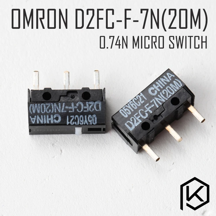 Omron микропереключатель для мыши 20 м 5 шт. бесплатная доставка работы с мышью 2000 Вт