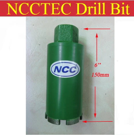 168mm*150mm short crown diamond drilling bits | 6.7   concrete wall wet core bits | Professional engineering core drill