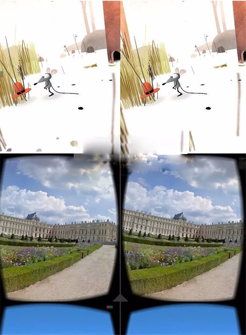 Google Cardboard Cardbord Lnette Video 3 D Gerceklik Очки виртуальной реальности 3D VR очки смартфон шлем гарнитура объектив VR коробка