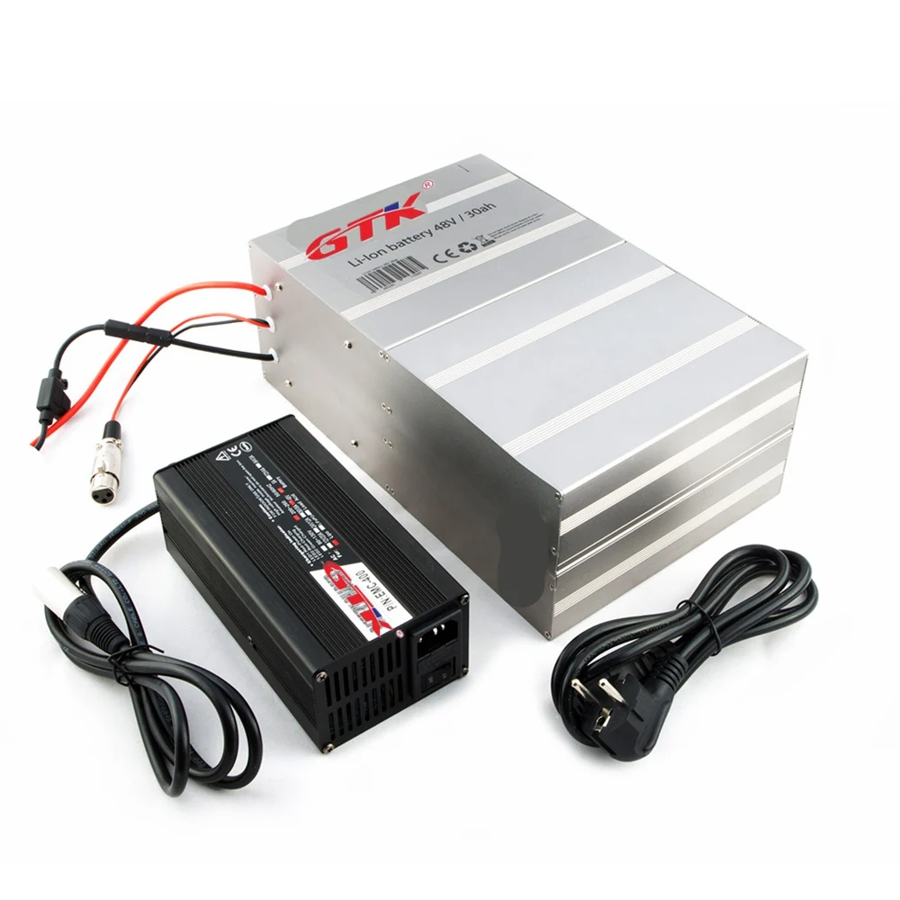 Батарея 48V 20Ah LiFePo4 2000 Вт Электрический велосипед литий ионный для электрического