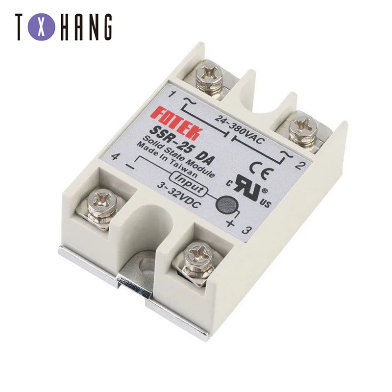 Промышленное твердотельное реле SSR 100A с защитным флагом SSR-100DA SSR-75DA SSR-60DA 10DA 25DA 40DA DC