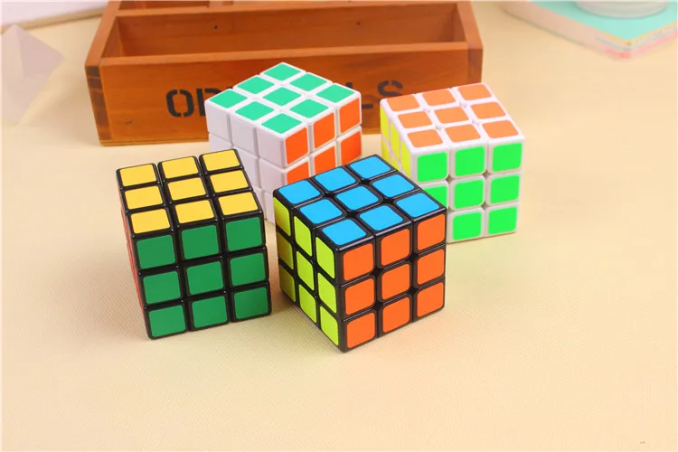 57 мм скраб магические игрушки куб 3x3x3 ABS стикер блок головоломка скоростной Куб Красочные обучающие и образовательные головоломки Cubo Magico игрушки