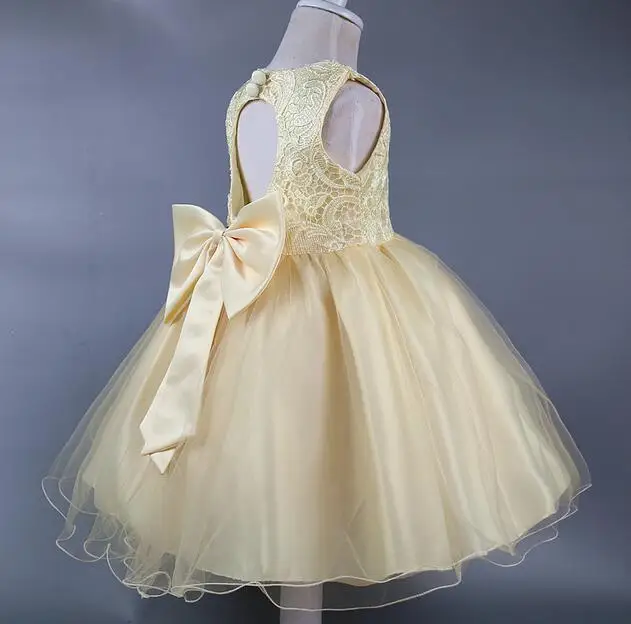 

2017 Infants Kids Kids Dress Banquet Child Christmas Clothes Bow Wedding Dresses Children's Clothing Children's party dress girl