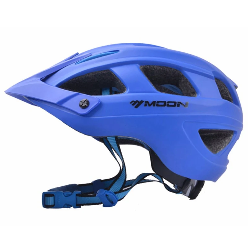 Blue MOON велосипедный шлем ультралегкий велосипедный шлем Casco Ciclismo интегрально-Формованный велосипедный шлем дорожный горный MTB шлем 55-61 см - Цвет: Blue