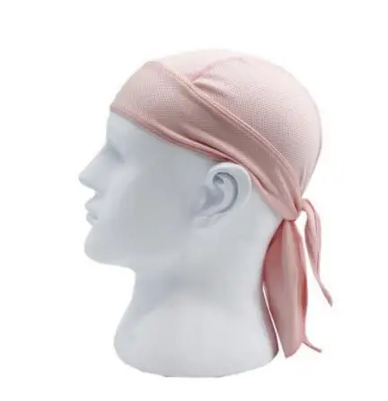 pink 10 шт./партия быстросохнущая велосипедная Спортивная Кепка пиратская шляпа Беговая езда бандана головной платок велосипедная Кепка повязка на голову мужской головной платок - Цвет: pink