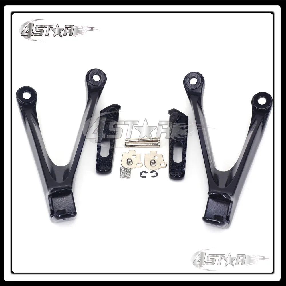 Alloy Motorcycle Rear Passenger Footrest Foot Peg Rest Pedals Set &amp Tripod Bracket Mount For CBR 1000 RR CBR1000RR 08 09 10 11 |